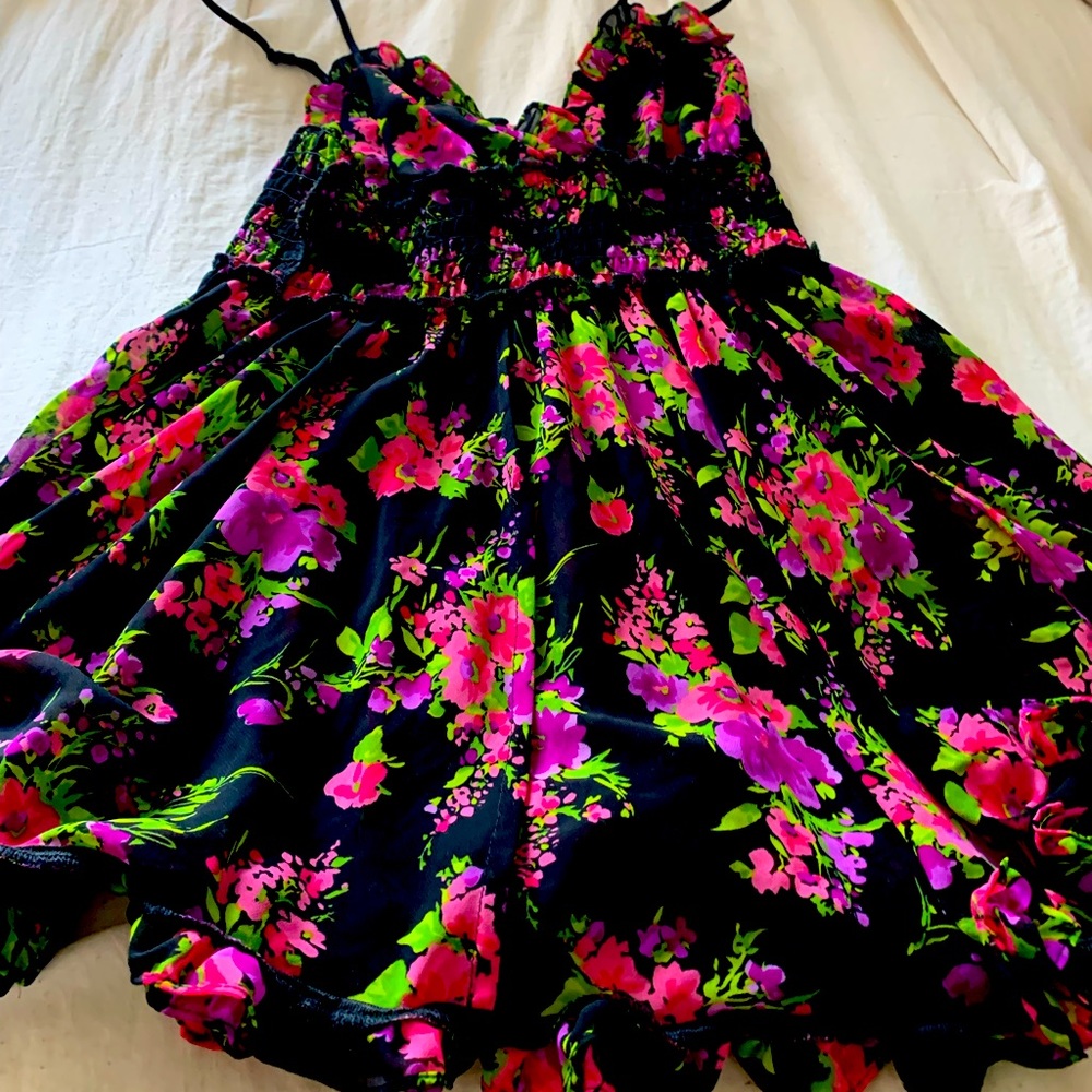 Womens colorful short lenght night gown
